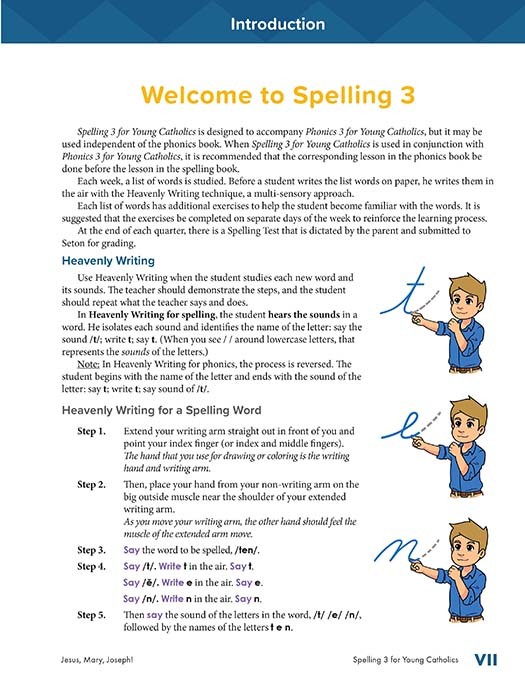 Spelling 3 for Young Catholics (2nd Ed.)
