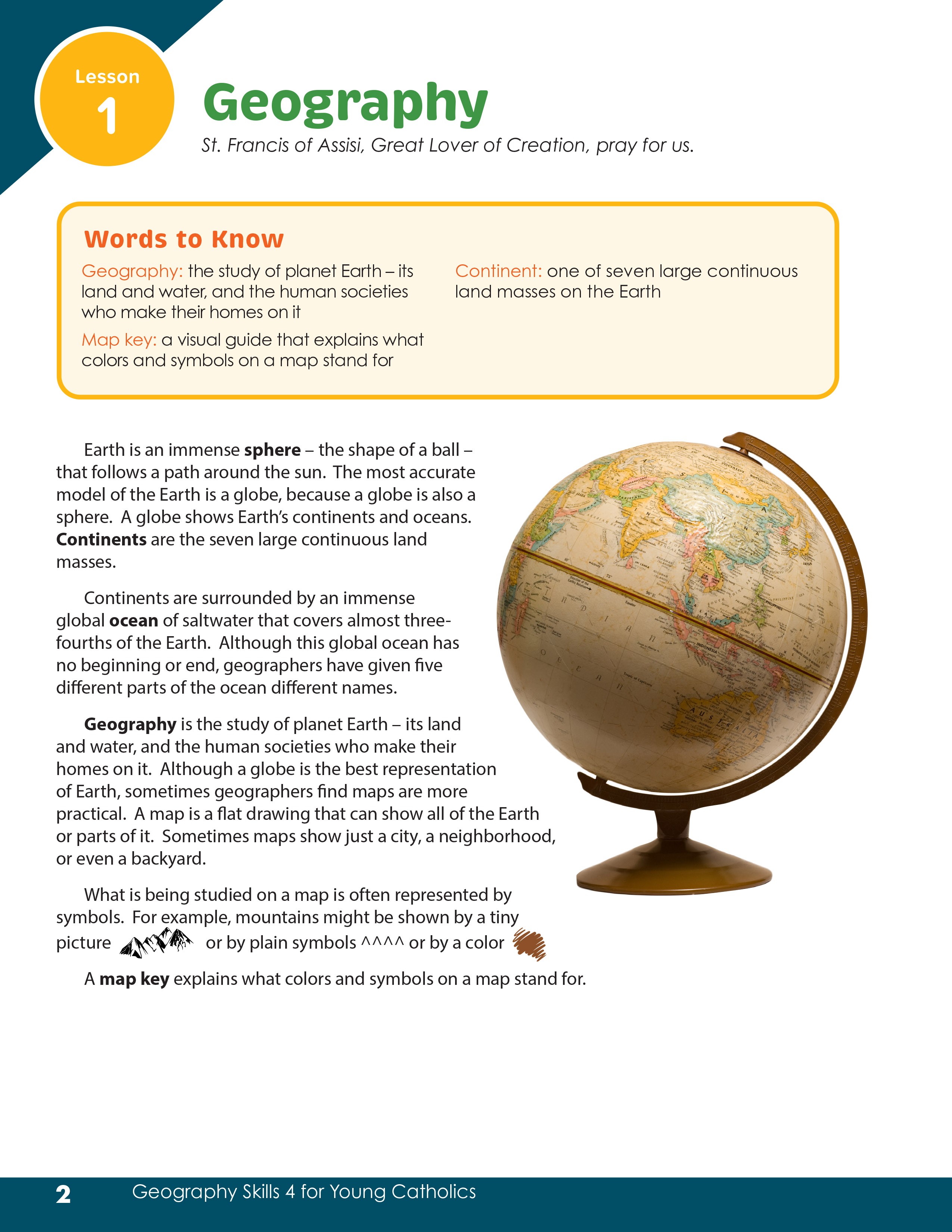 Geography Skills 4 for Young Catholics: The Eastern United States