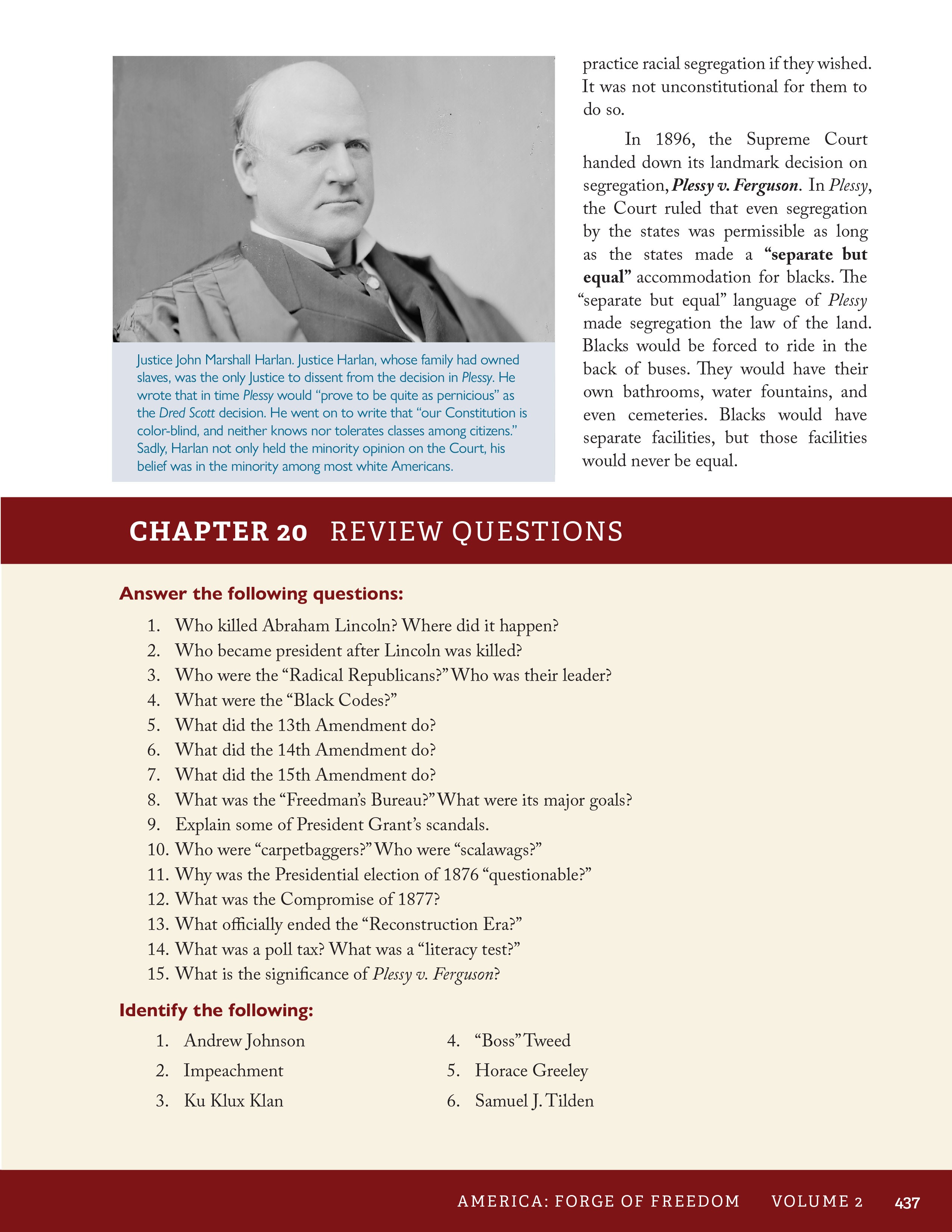 America: Forge of Freedom (Two Volume Set)