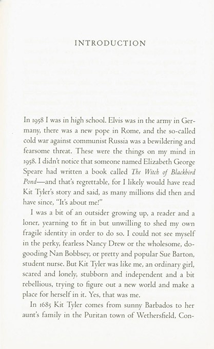 The Witch of Blackbird Pond