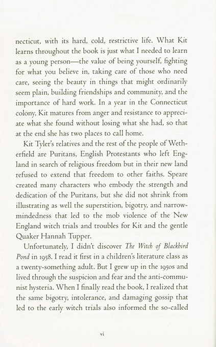 The Witch of Blackbird Pond