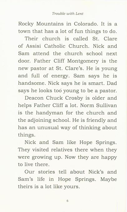 The Adventures of Nick & Sam: Trouble with Lent