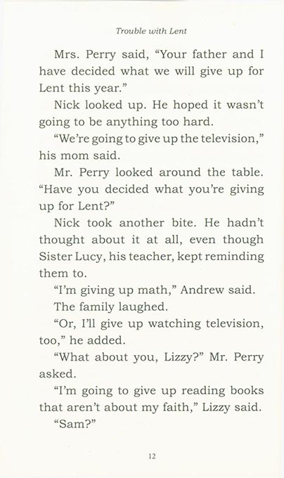 The Adventures of Nick & Sam: Trouble with Lent