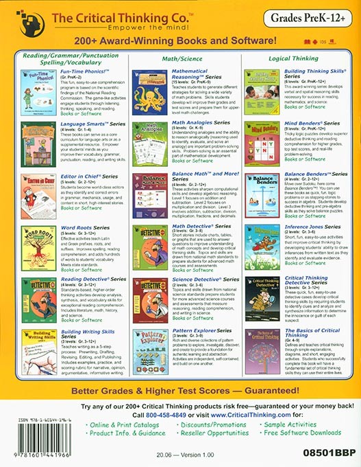 Math Analogies: Beginning (Grades K-1)