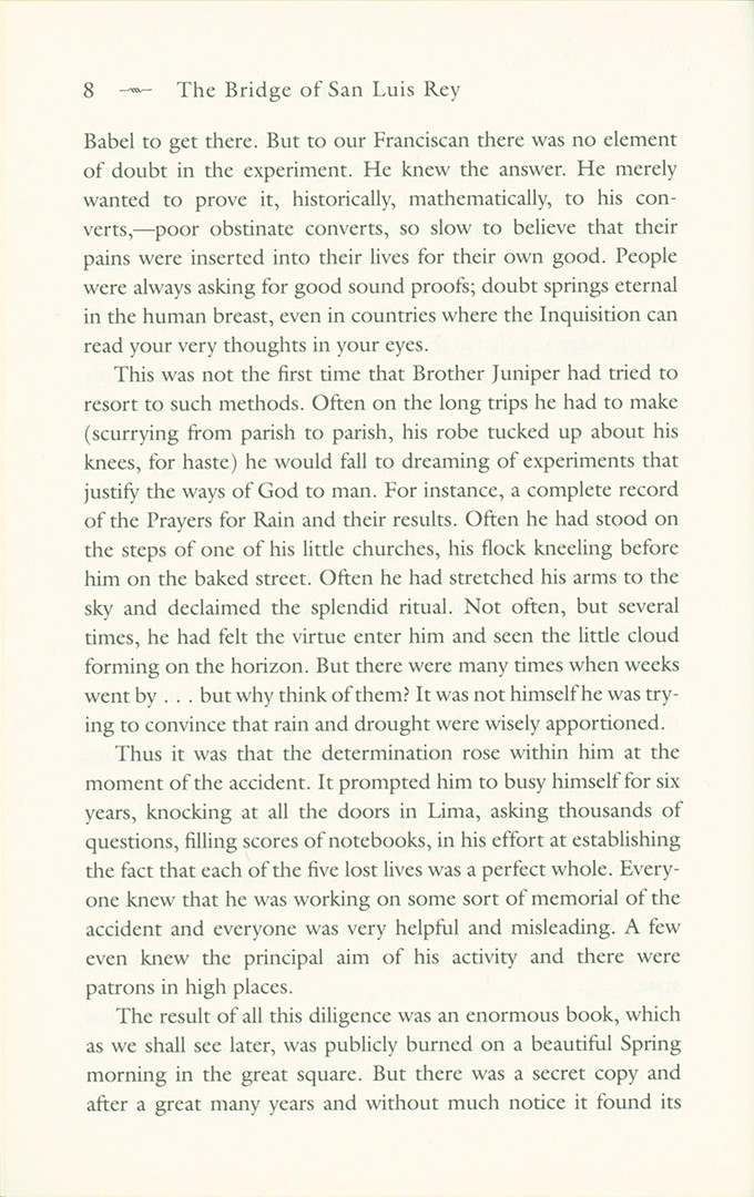 The Bridge of San Luis Rey