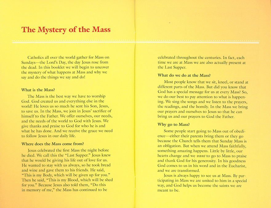 The Mass Explained for Kids