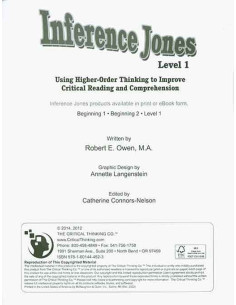 Inference Jones Level 1 (Grades 5-6)