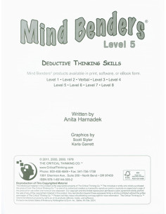 Mind Benders Level 5 (Grades 7-12)