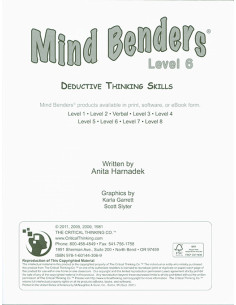 Mind Benders Level 6 (Grades 7-12)