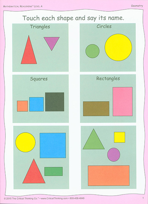 Mathematical Reasoning Level A - Grade K