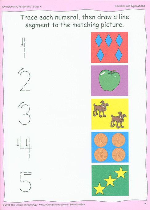 Mathematical Reasoning Level A - Grade K