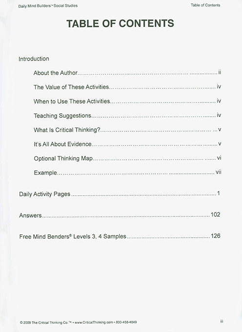 Daily Mind Builders: Social Studies (Grades 5-12)