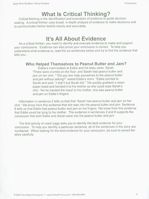 Daily Mind Builders: Social Studies (Grades 5-12)