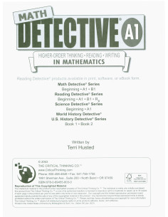 Math Detective A-1 Grades 5-6