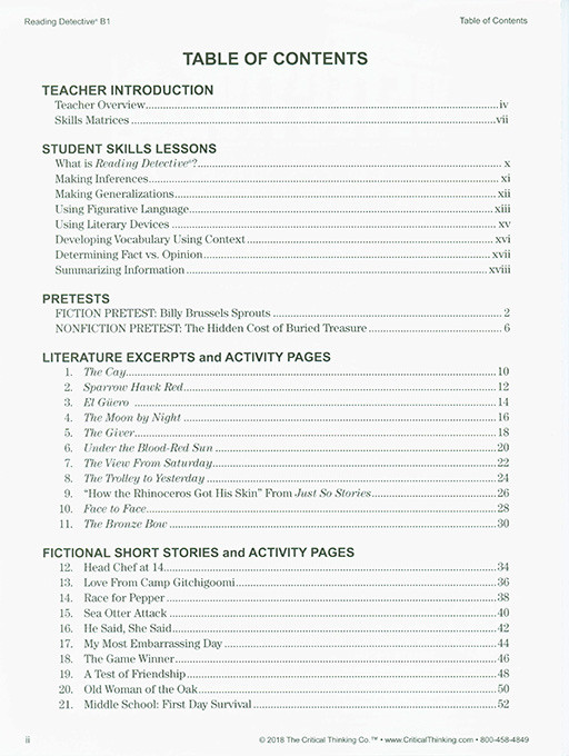 Reading Detective B1 (Grades 7-8)