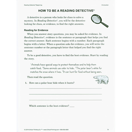 Reading Detective Beginning Grades 3-4