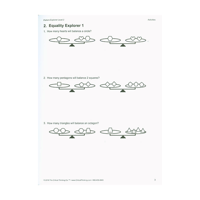 Pattern Explorer Math Pattern Explorer - Level 2 (Grades 7-9)