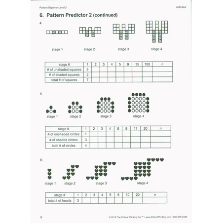 Pattern Explorer - Level 2 (Grades 7-9)