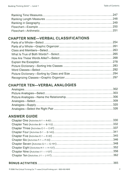 Building Thinking Skills Level 1 (Grades 2-3)