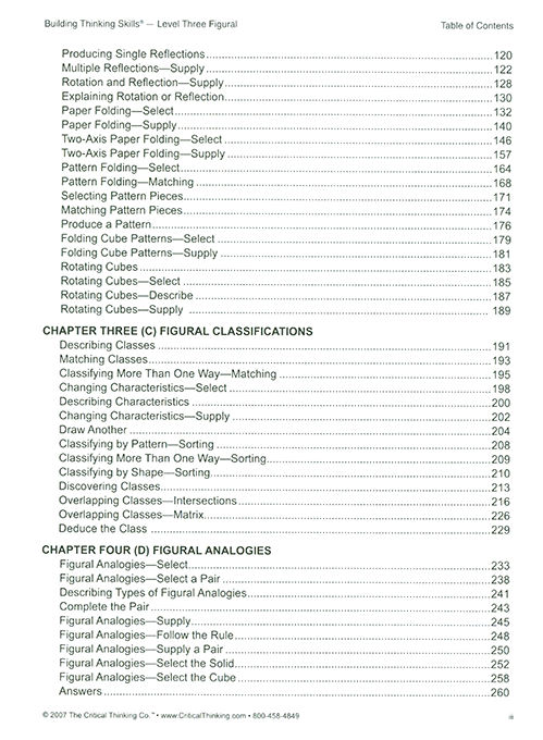 Building Thinking Skills Level 3 Figural (Grades 7-12)