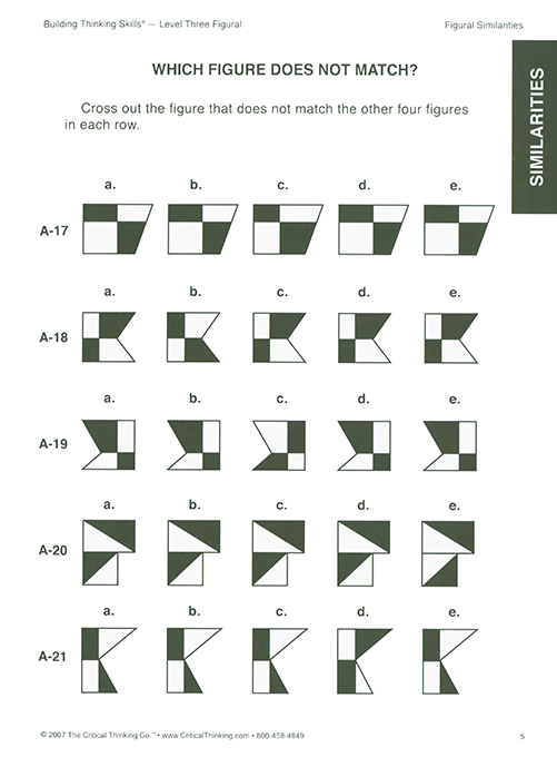Building Thinking Skills Level 3 Figural (Grades 7-12)