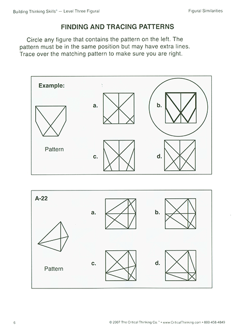 Building Thinking Skills Level 3 Figural (Grades 7-12)