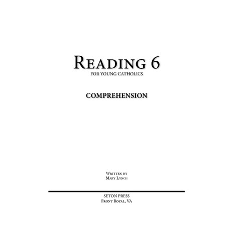 Reading 6 for Young Catholics Comprehension