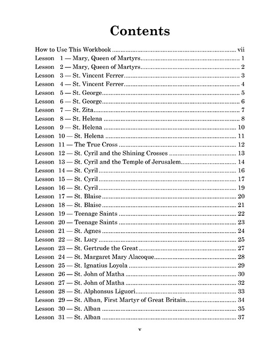 Reading 6 for Young Catholics Comprehension