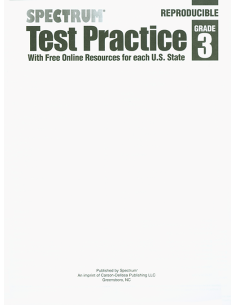 Spectrum Test Practice Workbook Grade 3