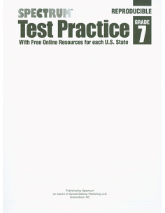 Spectrum Test Practice Workbook Grade 7