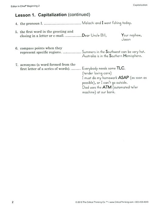 Editor in Chief Beginning 2 - Grades 3-4