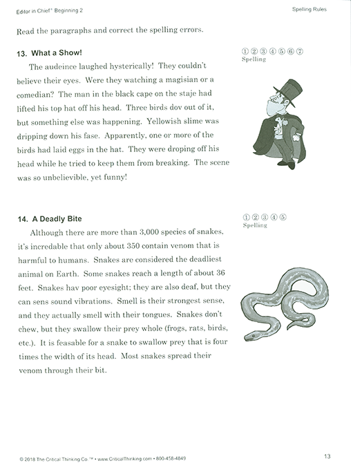 Editor in Chief Beginning 2 - Grades 3-4