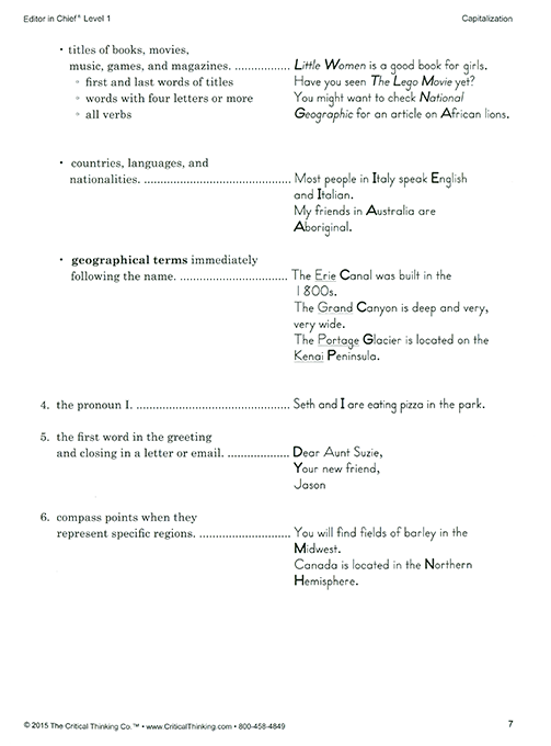 Editor in Chief Level 1 - Grades 4-5