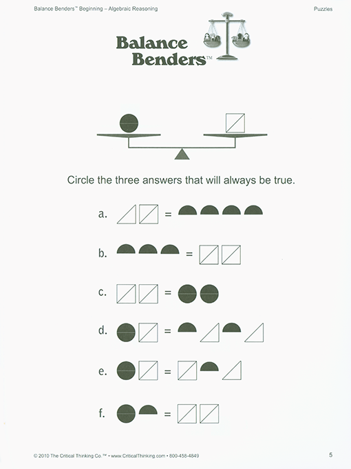 Balance Benders - Beginning (Grades 2-6)