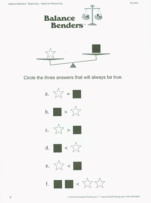 Balance Benders - Beginning (Grades 2-6)