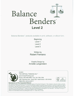 Balance Benders - Level 2 (Grades 6-12)