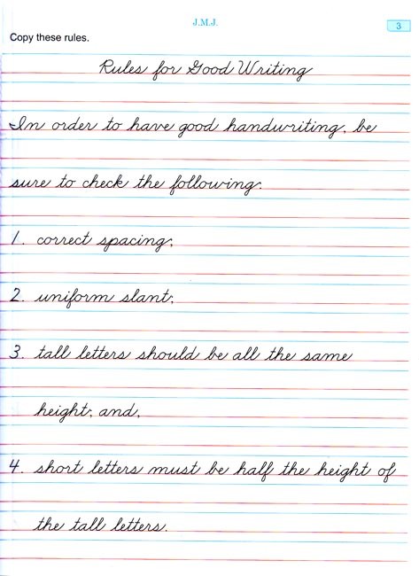 Better Handwriting for Young Catholics