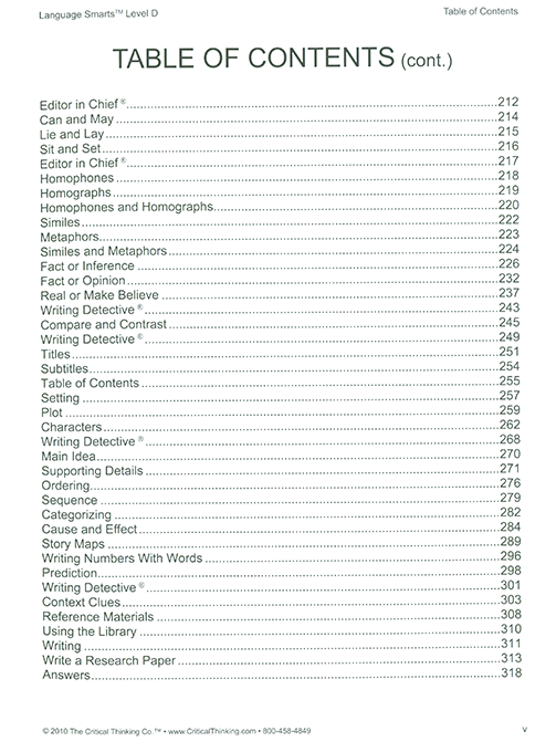 Language Smarts Level D - Grade 3