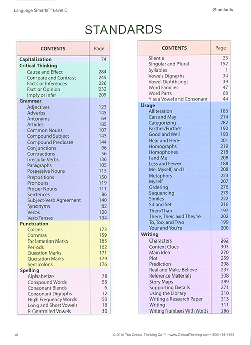 Language Smarts Level D - Grade 3
