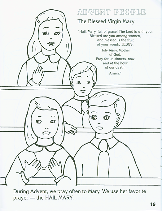 Advent Coloring Book