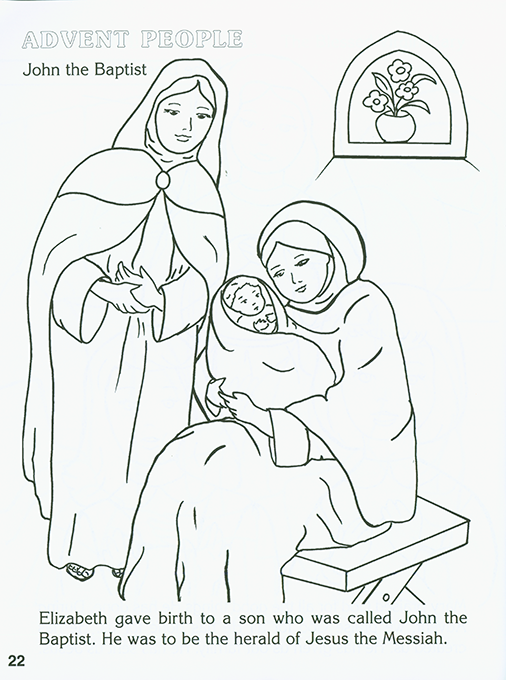 Advent Coloring Book