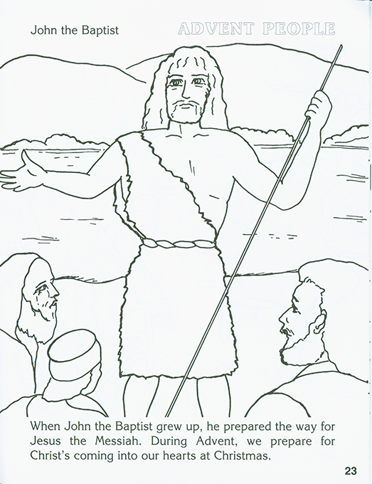 Advent Coloring Book