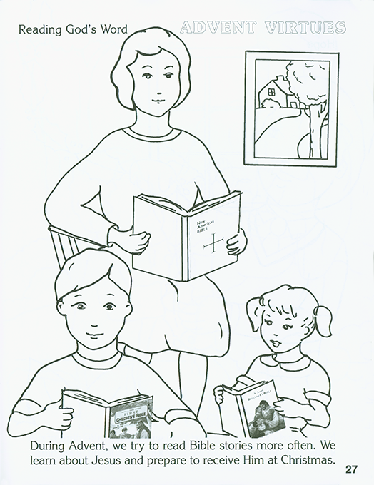 Advent Coloring Book