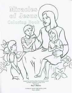 Miracles of Jesus Coloring Book