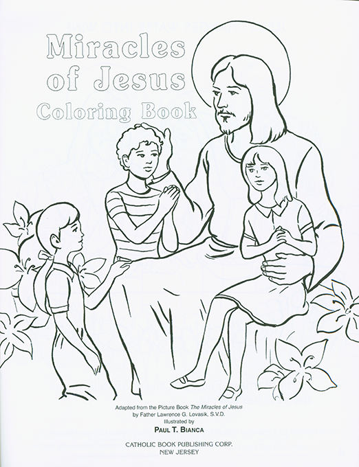 Miracles of Jesus Coloring Book
