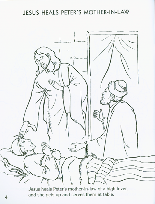 Miracles of Jesus Coloring Book