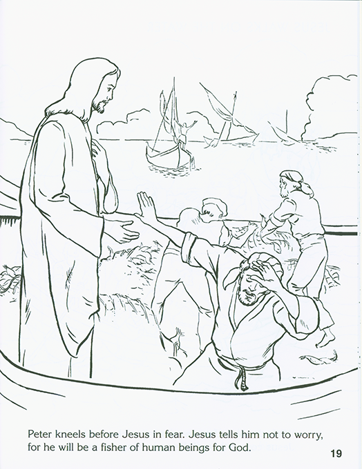 Miracles of Jesus Coloring Book