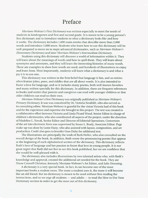 Merriam-Webster's First Dictionary (Grades 1-2)