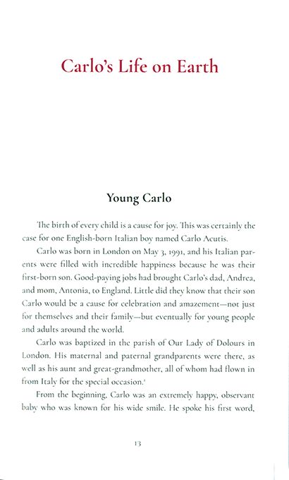 Bl. Carlo Acutis: The Amazing Discovery of a Teenager in Heaven