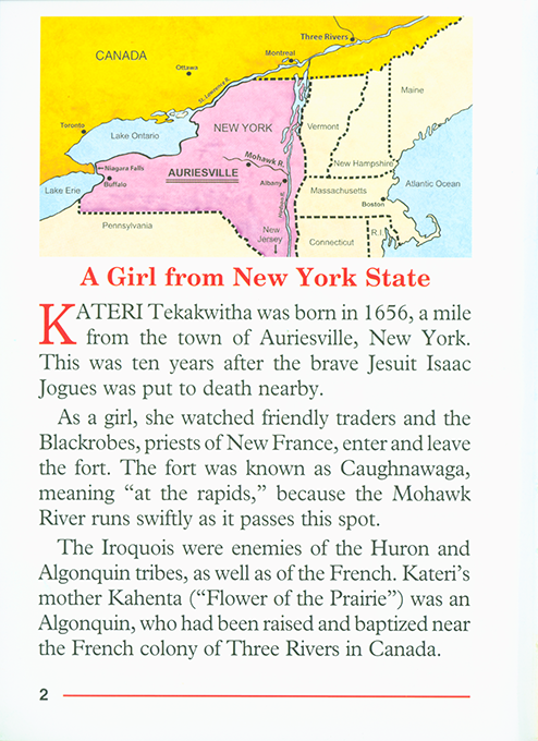 Saint Kateri Tekakwitha:The Lily of the Mohawks